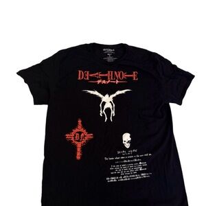 Death Note Anime Graphic T Shirt XL Black Ryuk Manga Streetwear